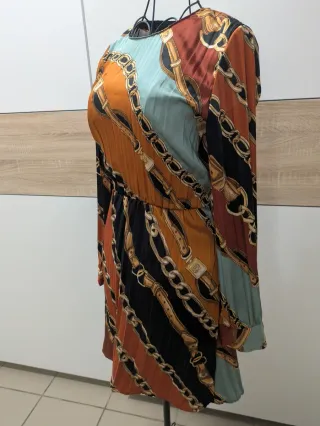 Abito Zara Stampa Foulard Catene