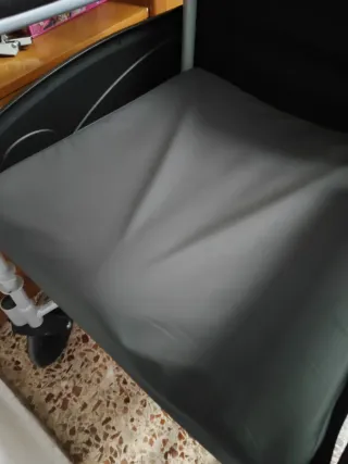 Silla ruedas con motor asistencia para acompañante