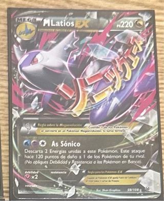 Carta Pokémon Mega Latios EX