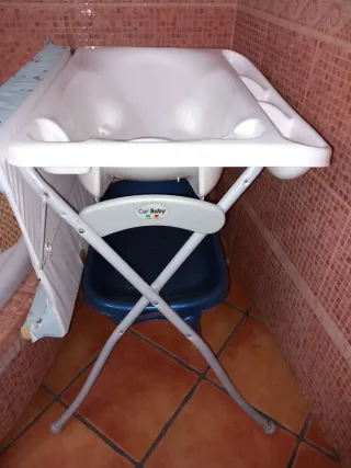 Bañera cambiador para bebé