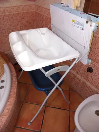 Bañera cambiador para bebé