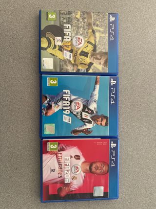 Pack 3 Juegos FIFA PS4 (Fifa 17, 19 y 20)