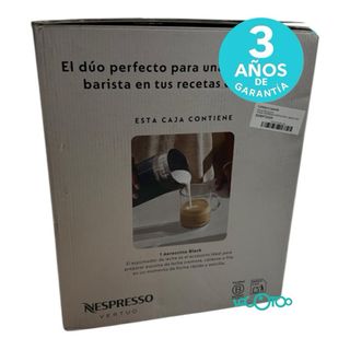 Cafetera Nespresso Vertuo + Aeroccino