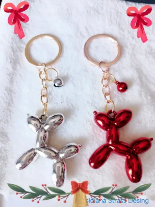 Llavero Perrito Glovo brillante