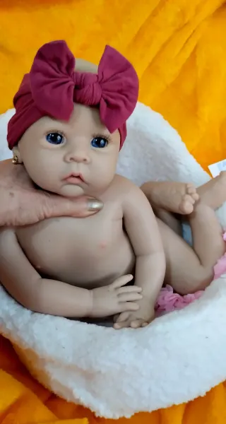 Bebé Reborn Silicona Completa 51 cm