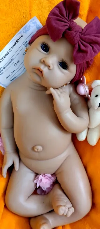 Bebé Reborn Silicona Completa 51 cm
