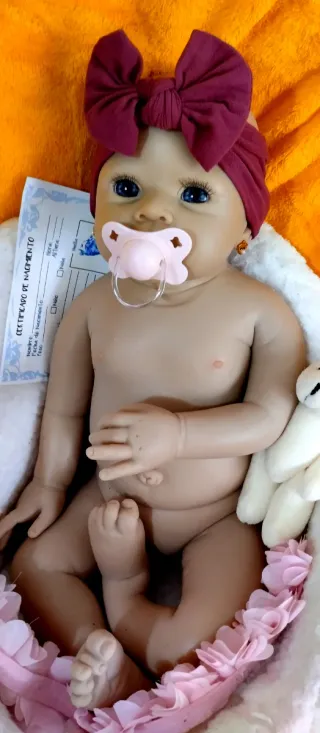 Bebé Reborn Silicona Completa 51 cm
