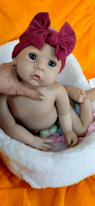 Bebé Reborn Silicona Completa 51 cm