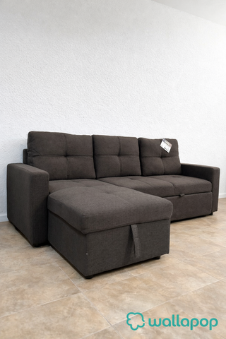 Sofá chaise longue con arcón y cama NUEVO