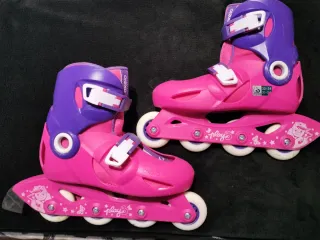 Patines rosas talla 32-34