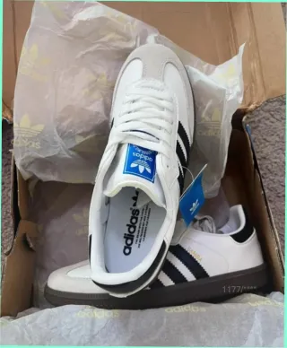 Adidas Samba OG Blancas y Negras