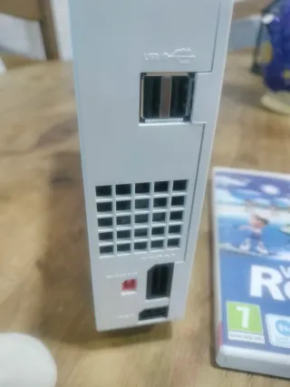 Nintendo Wii + Wii Sports nunchuk con cavi originali