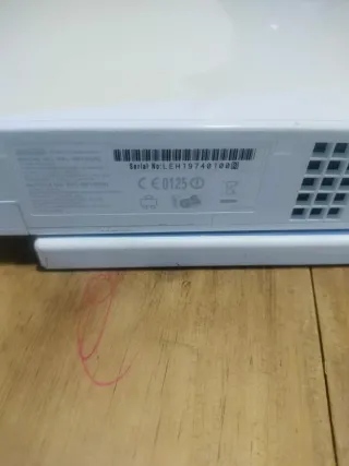 Nintendo Wii + Wii Sports nunchuk con cavi originali