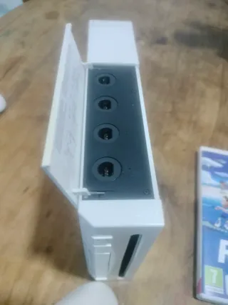 Nintendo Wii + Wii Sports nunchuk con cavi originali