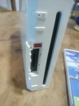 Nintendo Wii + Wii Sports nunchuk con cavi originali