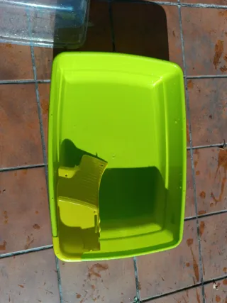 Acuario Tortuga Transparente y Verde