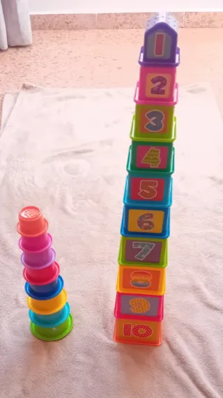 2 Torres Apilables Juguetes