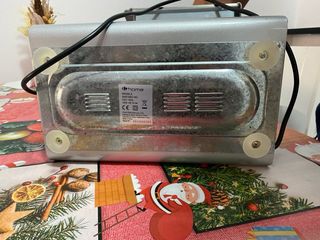 Cortadora de alimentos plateada