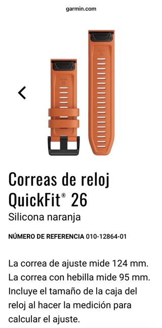 Correa ORIGINAL GARMIN NUEVA