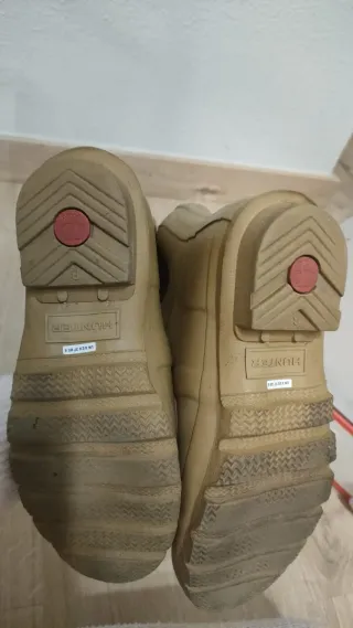 Botas de agua Hunter Talla 37 Beige