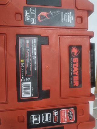 Motosierra a Batería Stayer 18V