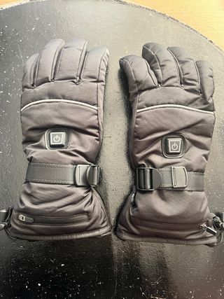 Guantes térmicos con pilas.-
