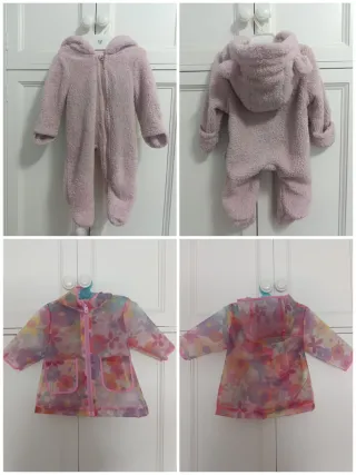 Buzo y chubasquero bebé 3 meses