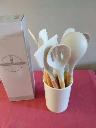 Set Utensili Cucina Silicone 12 Pezzi