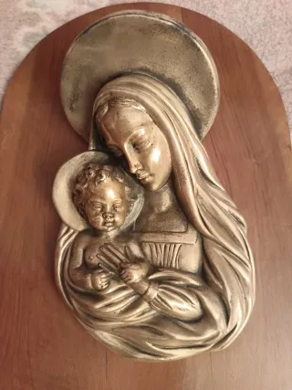 Quadro Madonna con Bambino vintage