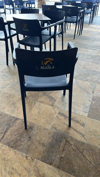 Silla Azul Polipropileno Aguila