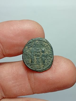 Moneda Romana Follis Constantino Siscia