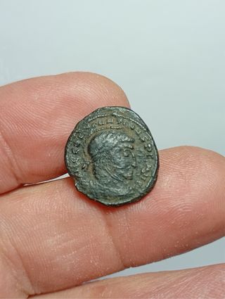 Moneda Romana Follis Constantino Siscia