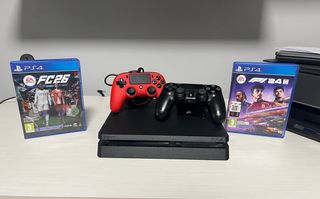 Consola Sony PS4 + Dos Mandos + Dos Juegos