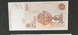 015 Billetes Sin Circular (1000, 2000, 5000, 10000