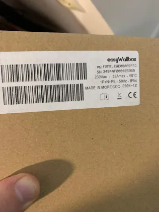 Cargador coche eléctrico EasyWallbox (Precintado)