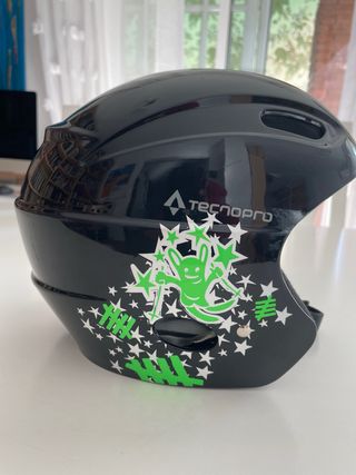 Casco Esquí Infantil TecnoPro Negro