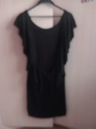 Vestido negro mujer