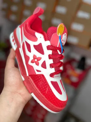 Sneakers Louis Vuitton Rosse e Bianche