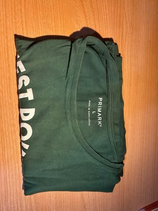 Camiseta color verde de west point de Primark