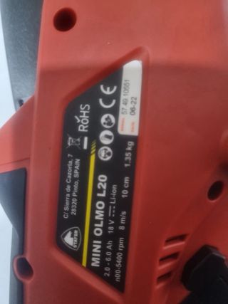 Motosierra a batería Stayer L20