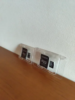 Adaptadores microSD Kingston + tarjetas 2 y 16 GB