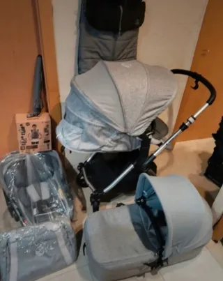 Cochecito Bebé Jane Kawai Trio + Accesorios