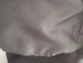 Chaquetón de paño negro mujer