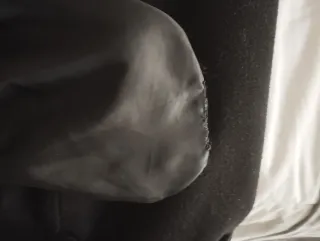 Chaquetón de paño negro mujer