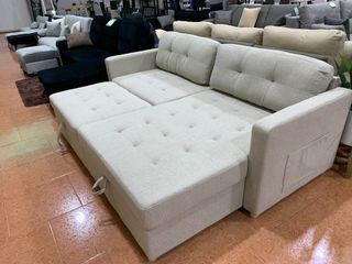 Sofá Cama Arcon 220cm Beige