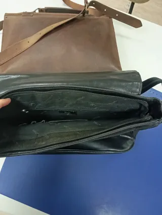 Maletines de cuero y tela