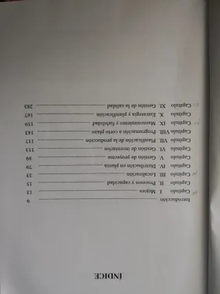 Ejercicios de organización de la producción