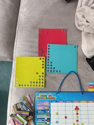 Tabla para coger hábitos y recompensas imantada