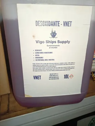 Desoxidante VNET 10L Vigo Ships Supply