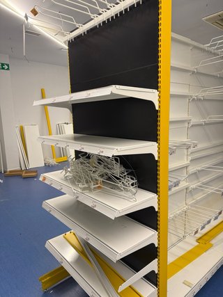 Estanterías metálicas para tienda